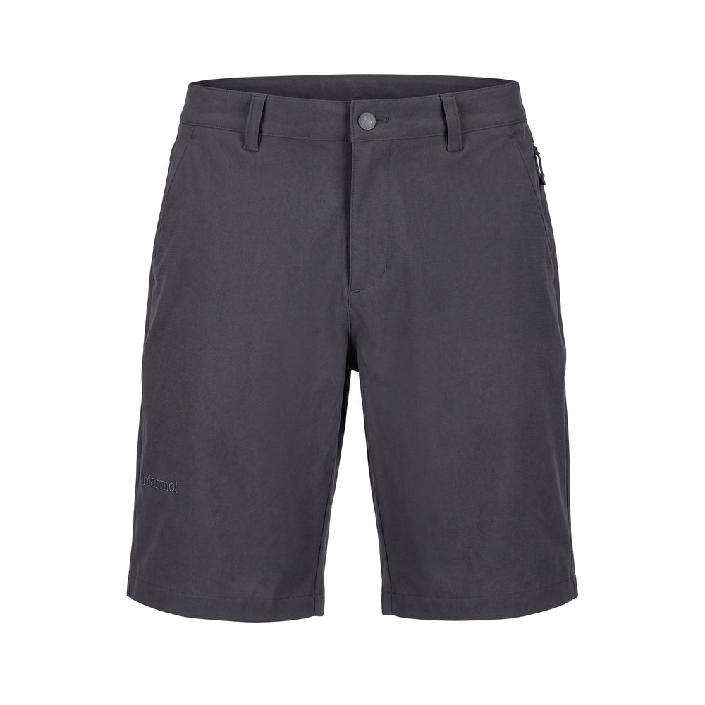 Marmot Mens Hiking Shorts Charcoal Gray Size 32 Technical Stretch Outdoor Trail